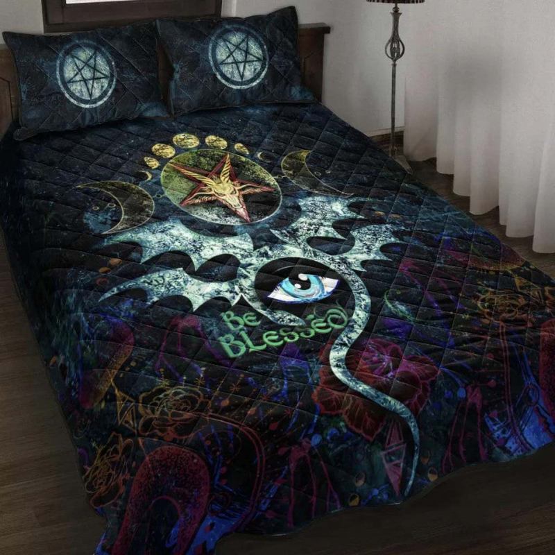 Celtic Wicca Quilt Bed Set Occult Emblem Of Witchcraft 1 35419.1627472518.jpg