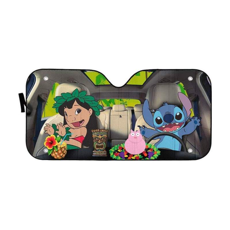 Gearhuman 3d Lilo And Stitch Custom Car Car Sunshade 0.jpg