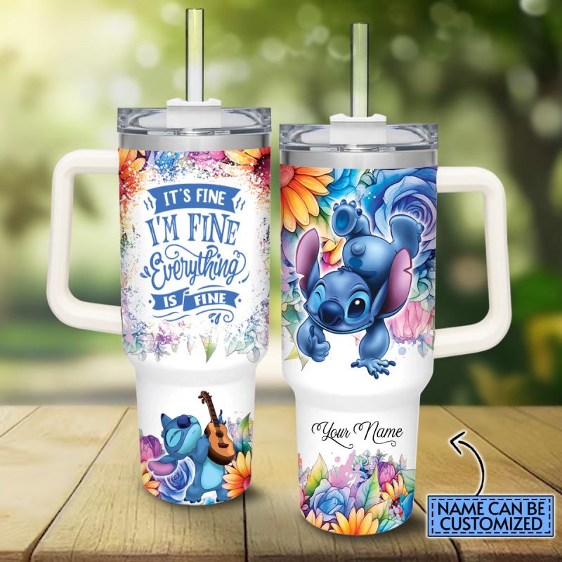 Stitch Cartoon Custom Stanley Quencher 40oz Stainless Steel Tumbler With Handle Hzfnm.jpg