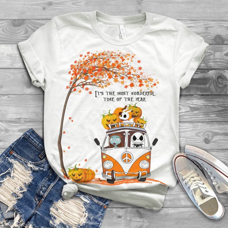 Its The Most Wonderful Time Of Year Jack Skellington Car Thanksgiving Shirt.jpg