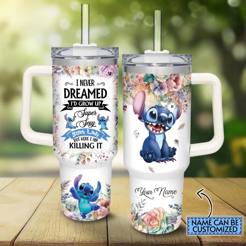 Stitch Cartoon Custom Stanley Quencher 40oz Stainless Steel Tumbler With Handle Iiqm9.jpg