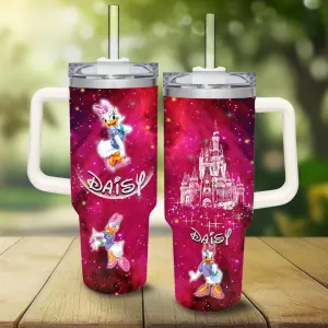 Daisy Duck Mickey Mouse And Friends Cartoon Custom Stanley Quencher 40oz Stainless Steel Tumbler With Handle Robue.jpg