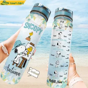 Snoopy Draw Water Tracker Bottle.jpg