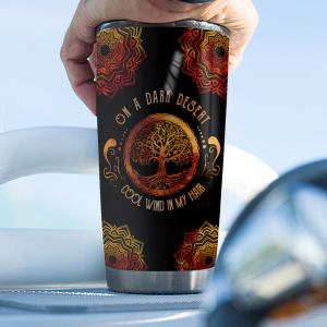1630320717777 Witch On A Dark Desert Mandala Ablz3008009z Stainless Steel Tumbler Mk3.jpg