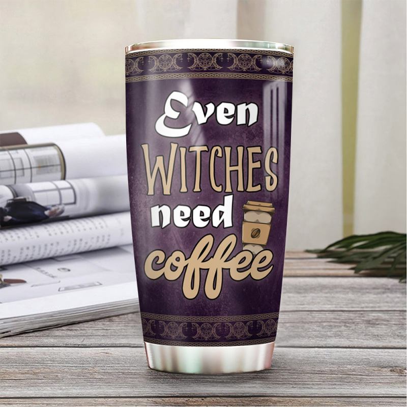 1631616862956 Even Witches Need Coffee Aegb1409004z Stainless Steel Tumbler Mk2.jpg