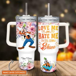 Goofy Mickey Mouse And Friends Cartoon Custom Stanley Quencher 40oz Stainless Steel Tumbler With Handle Mb1kp.jpg