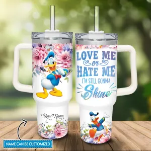 Donald Duck Mickey Mouse And Friends Cartoon Custom Stanley Quencher 40oz Stainless Steel Tumbler With Handle Lyhub.jpg