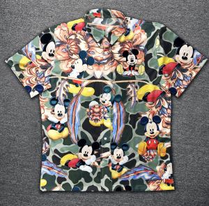 Disney Mickey Mouse Style Hawaiian Graphic Print Short Sleeve Hawaiian Casual Shirt 10afxxq.jpg