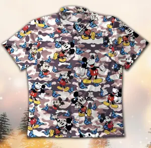 Disney Mickey Mouse Style Hawaiian Graphic Print Short Sleeve Hawaiian Casual Shirt 26frmjx.jpg