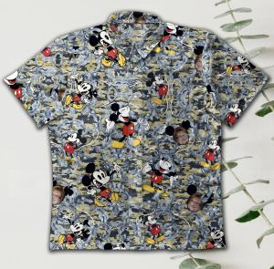 Disney Mickey Mouse Style Hawaiian Graphic Print Short Sleeve Hawaiian Casual Shirt 6tz2bz.jpg