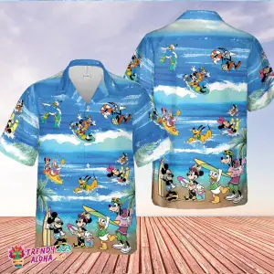 Disney Summer Mickey And Minnie Mouse Hawaiian Shirt Disney World Gift Mickey And Friends Family Vacation Holiday Hawaiian Tshirt 1896 Qegrr.jpg