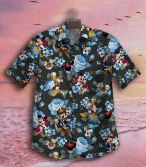 Disney Vintage Mickey And Friends Goofy Donald 10247 Hawaiian Graphic Print Short Sleeve Hawaiian Casual Shirt2kadt.jpg