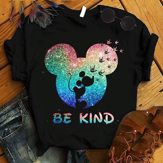 Disney Mickey Mouse Sign Language Be Kind T Shirt Hoodie Sweater Size S 5xl 1874.jpg