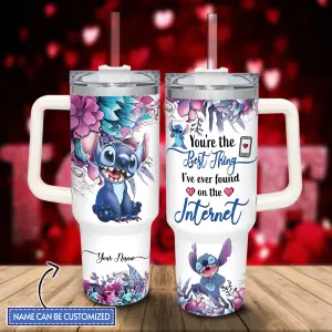 Stitch Cartoon Custom Stanley Quencher 40oz Stainless Steel Tumbler With Handle Qbm8s.jpg