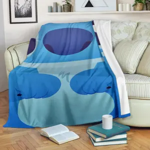 Cute Stitch Face Fleece Blanket Gift Idea Fandom Gift 1.jpg