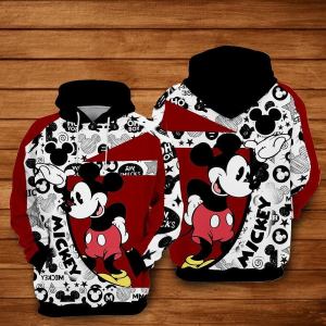 Mickey Mouse Aw Chucks Over Print 3d Hoodie Zip Hoodie Size S 5xl 8617.jpg