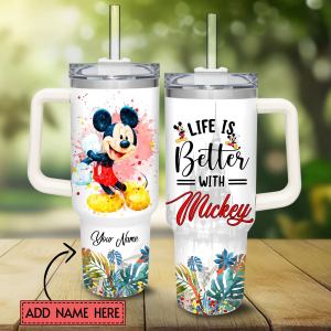 Mickey Mouse And Friends Cartoon Custom Stanley Quencher 40oz Stainless Steel Tumbler With Handle Gfjxq.jpg