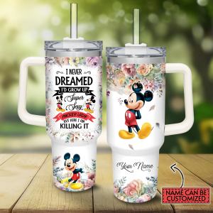 Mickey Mouse And Friends Cartoon Custom Stanley Quencher 40oz Stainless Steel Tumbler With Handle Y2edm.jpg