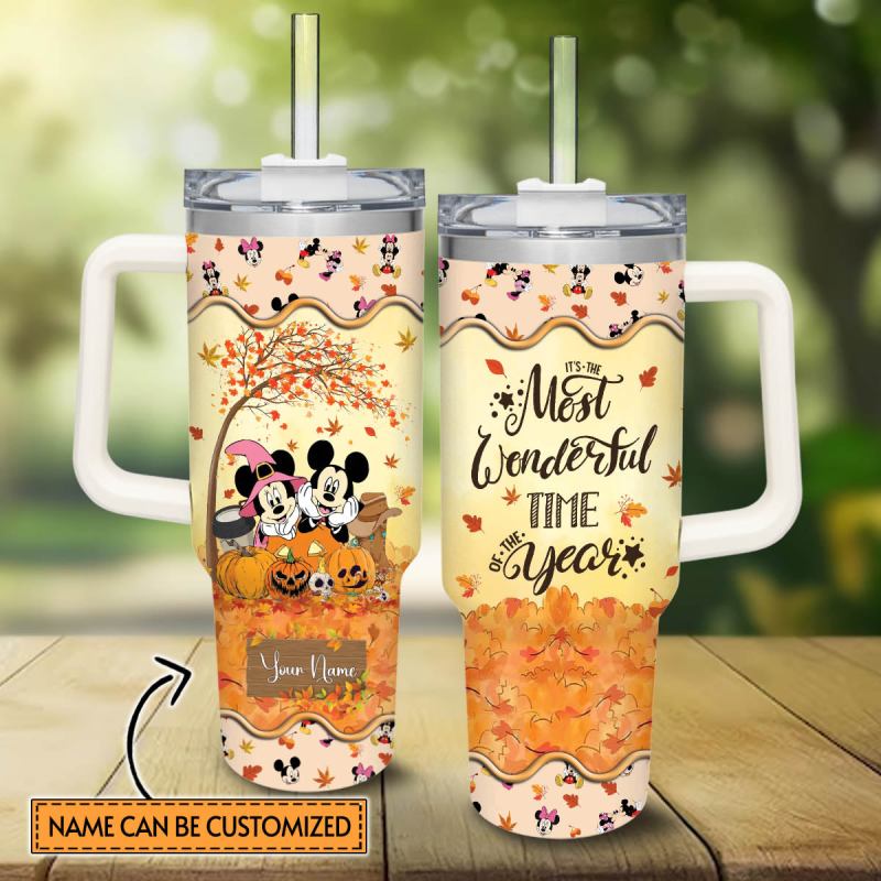 And Minnie Mickey Mouse And Friends Cartoon Custom Stanley Quencher 40oz Stainless Steel Tumbler With Handle Ov94z.jpg