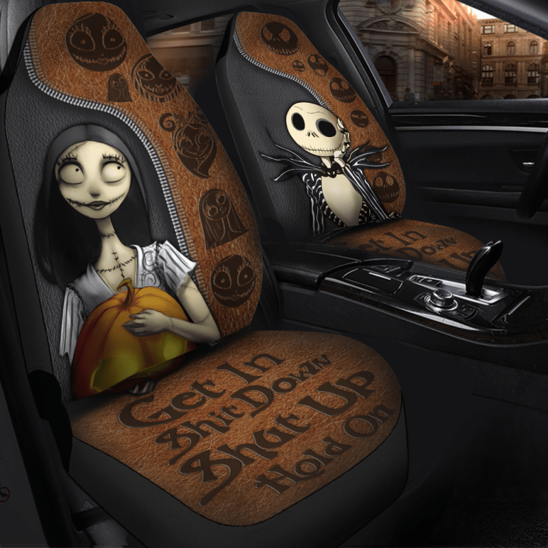 Jack And Sally Get In Shit Down Shut Up Hold On Car Seat Covers.png