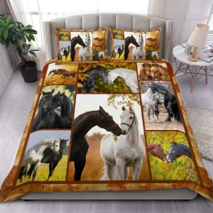 Horsebeddingset Giftforcouples Husband Wife Parents Lovers Giftforhorselovers Bd204pa.jpg