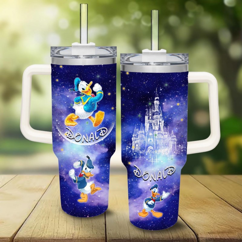 Donald Duck Mickey Mouse And Friends Cartoon Custom Stanley Quencher 40oz Stainless Steel Tumbler With Handle Sfcbn.jpg