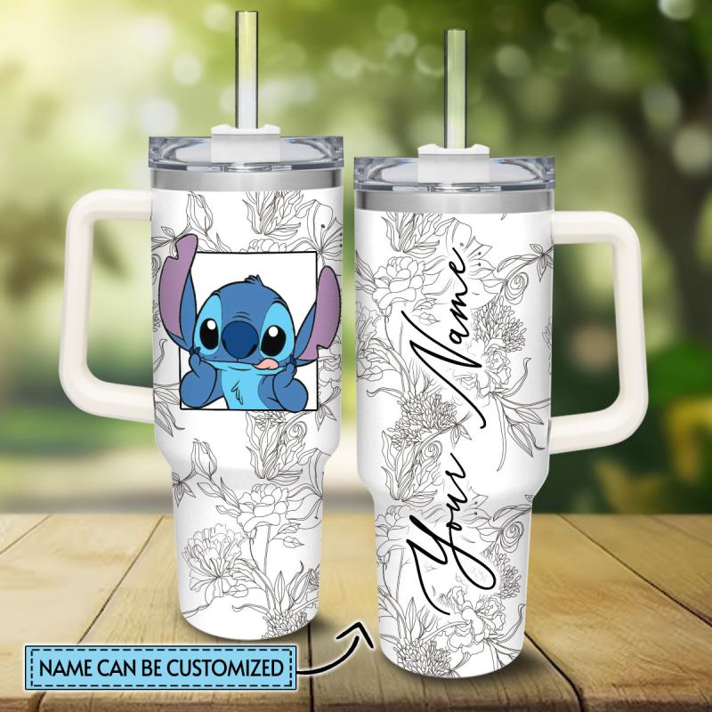 Stitch Cartoon Custom Stanley Quencher 40oz Stainless Steel Tumbler With Handle Xeosc.jpg