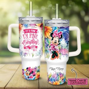 Minnie Mickey Mouse And Friends Cartoon Custom Stanley Quencher 40oz Stainless Steel Tumbler With Handle Ljlvp.jpg