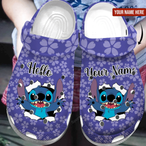 Footwearmerch Custom Name Stitch Hello So Cute Kids Clogs Shoes Lukul 800x800 1.png