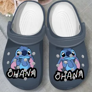 Footwearmerch Cute Ohana Stitch Cartoon Denim Crocs Crocband Clogs Shoes Comfortable For Men Women And Kids Ahlk6.jpg