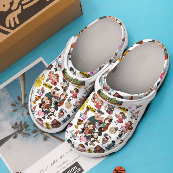 Footwearmerch Gravity Falls Cartoon Crocs Crocband Clogs Shoes Comfortable For Men Women And Kids 15mud.png