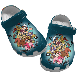 Footwearmerch Gravity Falls Cartoon Crocs Crocband Clogs Shoes Comfortable For Men Women And Kids 2z8xp.png