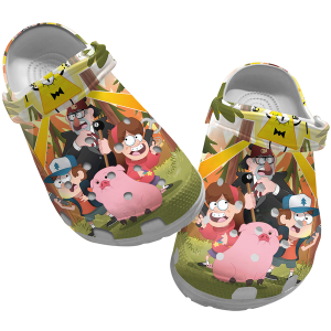 Footwearmerch Gravity Falls Cartoon Crocs Crocband Clogs Shoes Comfortable For Men Women And Kids Ybs3o.png