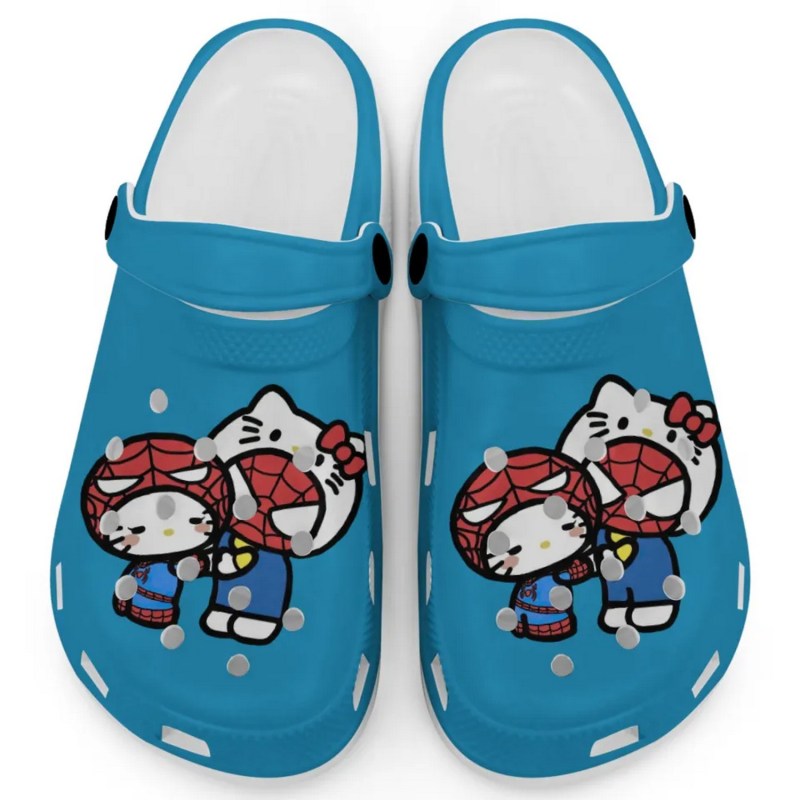 Footwearmerch Hello Kitty And My Melody Cosplay Spiderman Cartoon Crocs Crocband Clogs Shoes Comfortable For Men Women And Kids Ospwb.jpg