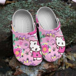 Footwearmerch Hello Kitty Cartoon Crocs Crocband Clogs Shoes Comfortable For Men Women And Kids Ktfej.jpg