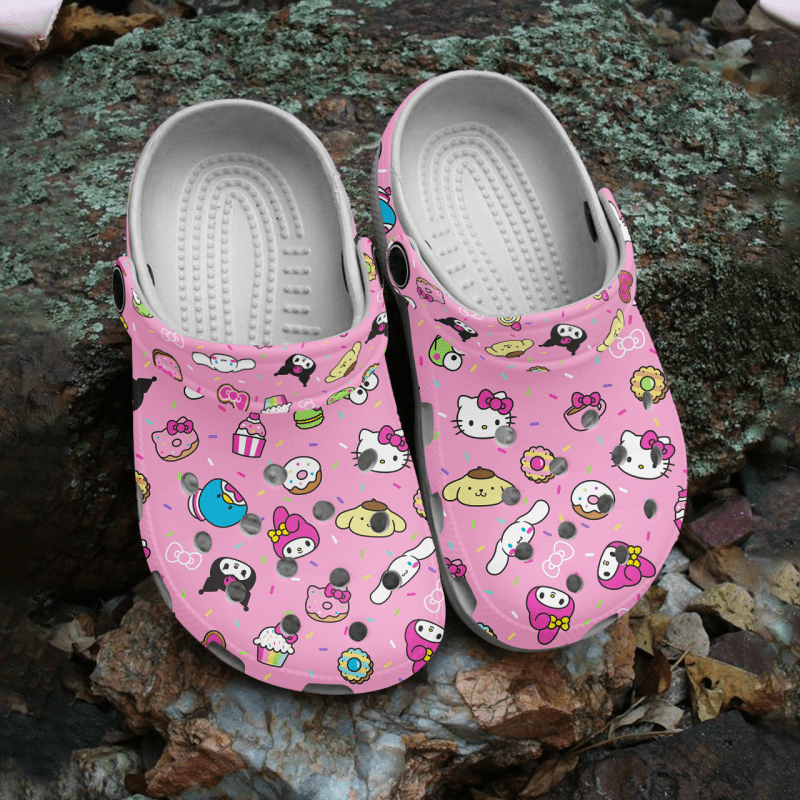 Footwearmerch Hello Kitty Cartoon Crocs Crocband Clogs Shoes Comfortable For Men Women And Kids P71mp.png