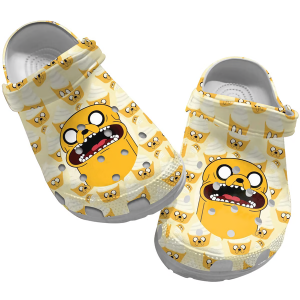 Footwearmerch Jake Adventure Time Cartoon Crocs Crocband Clogs Shoes Comfortable For Men Women And Kids Uuqtj.png