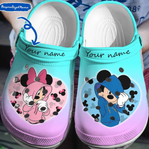 Footwearmerch Mickey And Minnie Mouse Cartoon Crocs Crocband Clogs Shoes Comfortable For Men Women And Kids 0erlc.png