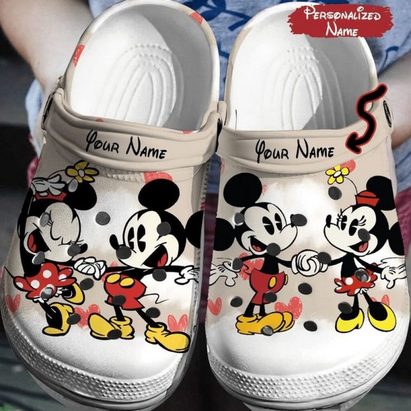 Footwearmerch Mickey And Minnie Mouse Cartoon Crocs Crocband Clogs Shoes Comfortable For Men Women And Kids 1q6li.jpg