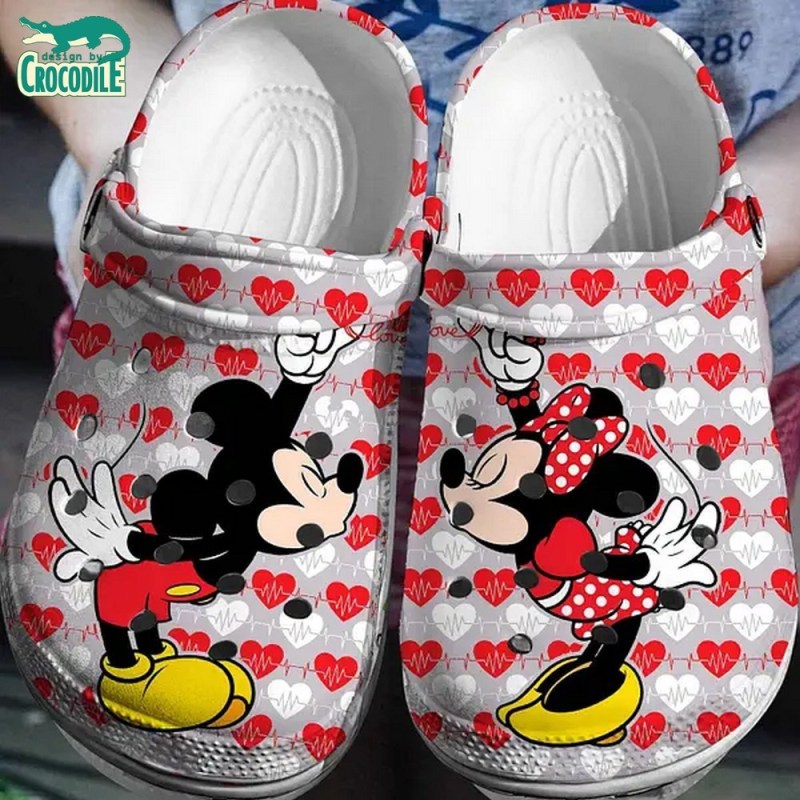 Footwearmerch Mickey And Minnie Mouse Cartoon Crocs Crocband Clogs Shoes Comfortable For Men Women And Kids 5rzok.jpg