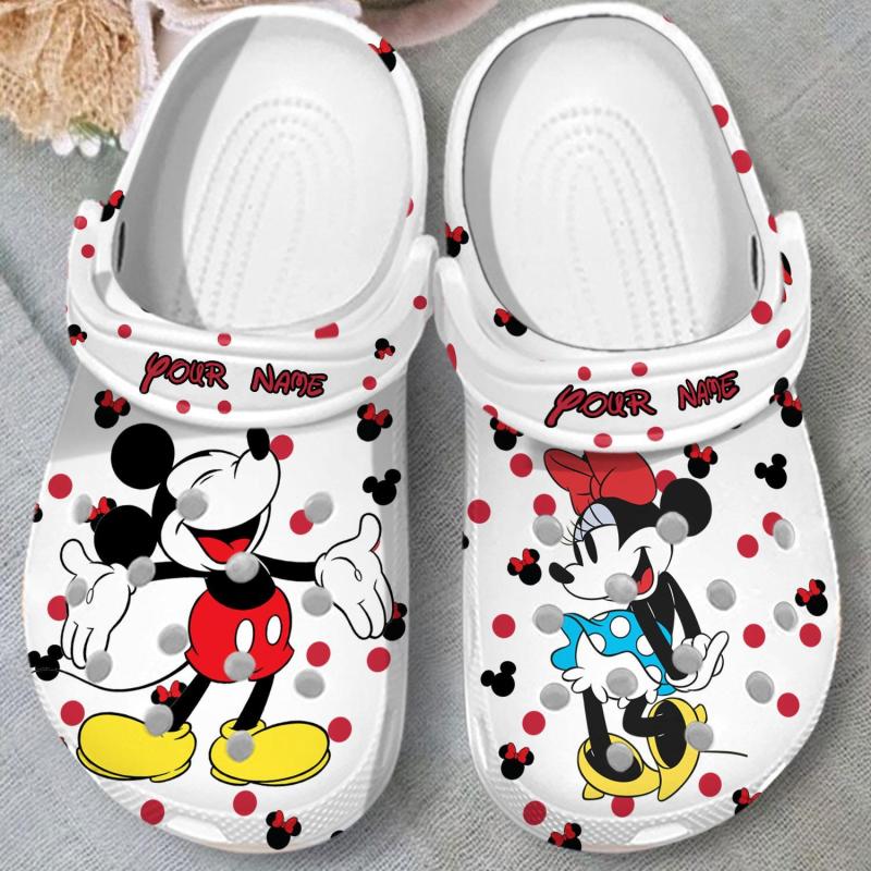 Footwearmerch Mickey And Minnie Mouse Cartoon Crocs Crocband Clogs Shoes Comfortable For Men Women And Kids 8h2my.jpg