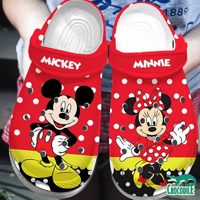 Footwearmerch Mickey And Minnie Mouse Cartoon Crocs Crocband Clogs Shoes Comfortable For Men Women And Kids 8odli.jpg