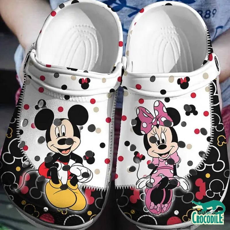 Footwearmerch Mickey And Minnie Mouse Cartoon Crocs Crocband Clogs Shoes Comfortable For Men Women And Kids 9dt1i.jpg