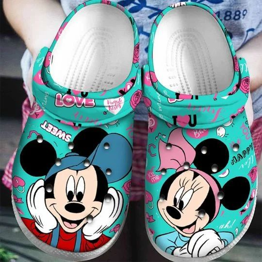 Footwearmerch Mickey And Minnie Mouse Cartoon Crocs Crocband Clogs Shoes Comfortable For Men Women And Kids Awfju.png