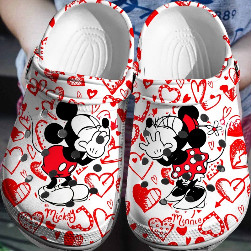 Footwearmerch Mickey And Minnie Mouse Cartoon Crocs Crocband Clogs Shoes Comfortable For Men Women And Kids Dcoob.jpg