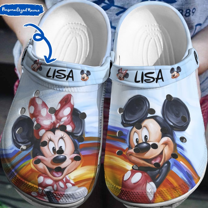 Footwearmerch Mickey And Minnie Mouse Cartoon Crocs Crocband Clogs Shoes Comfortable For Men Women And Kids Dp3tz.jpg