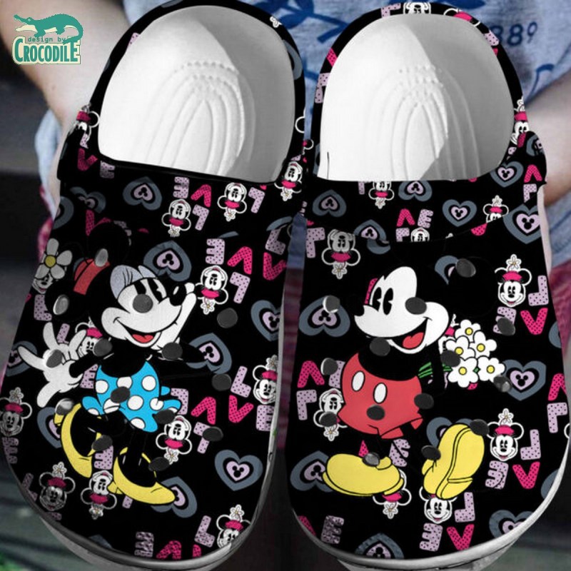 Footwearmerch Mickey And Minnie Mouse Cartoon Crocs Crocband Clogs Shoes Comfortable For Men Women And Kids E2qxn.jpg