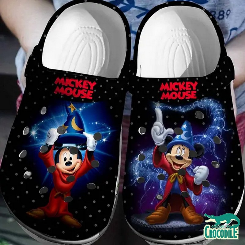 Footwearmerch Mickey And Minnie Mouse Cartoon Crocs Crocband Clogs Shoes Comfortable For Men Women And Kids Ewco5.jpg