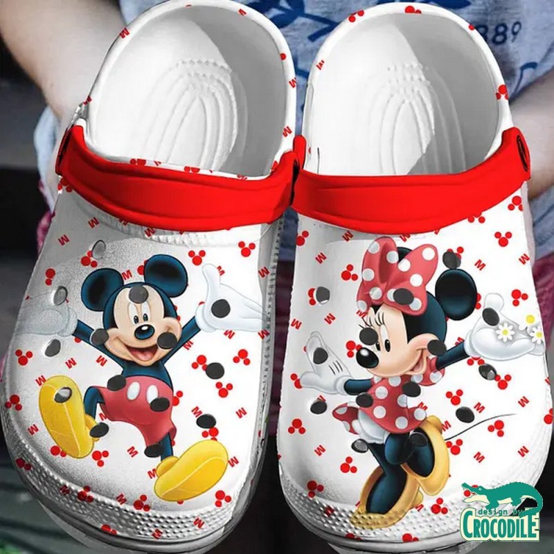 Footwearmerch Mickey And Minnie Mouse Cartoon Crocs Crocband Clogs Shoes Comfortable For Men Women And Kids F6ugb.jpg