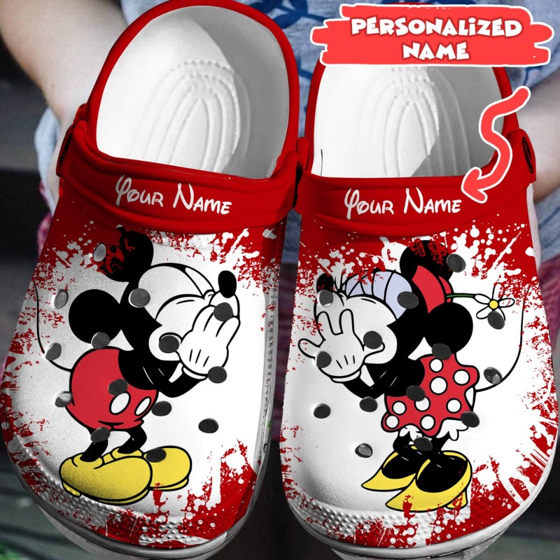 Footwearmerch Mickey And Minnie Mouse Cartoon Crocs Crocband Clogs Shoes Comfortable For Men Women And Kids Gjmlq.jpg